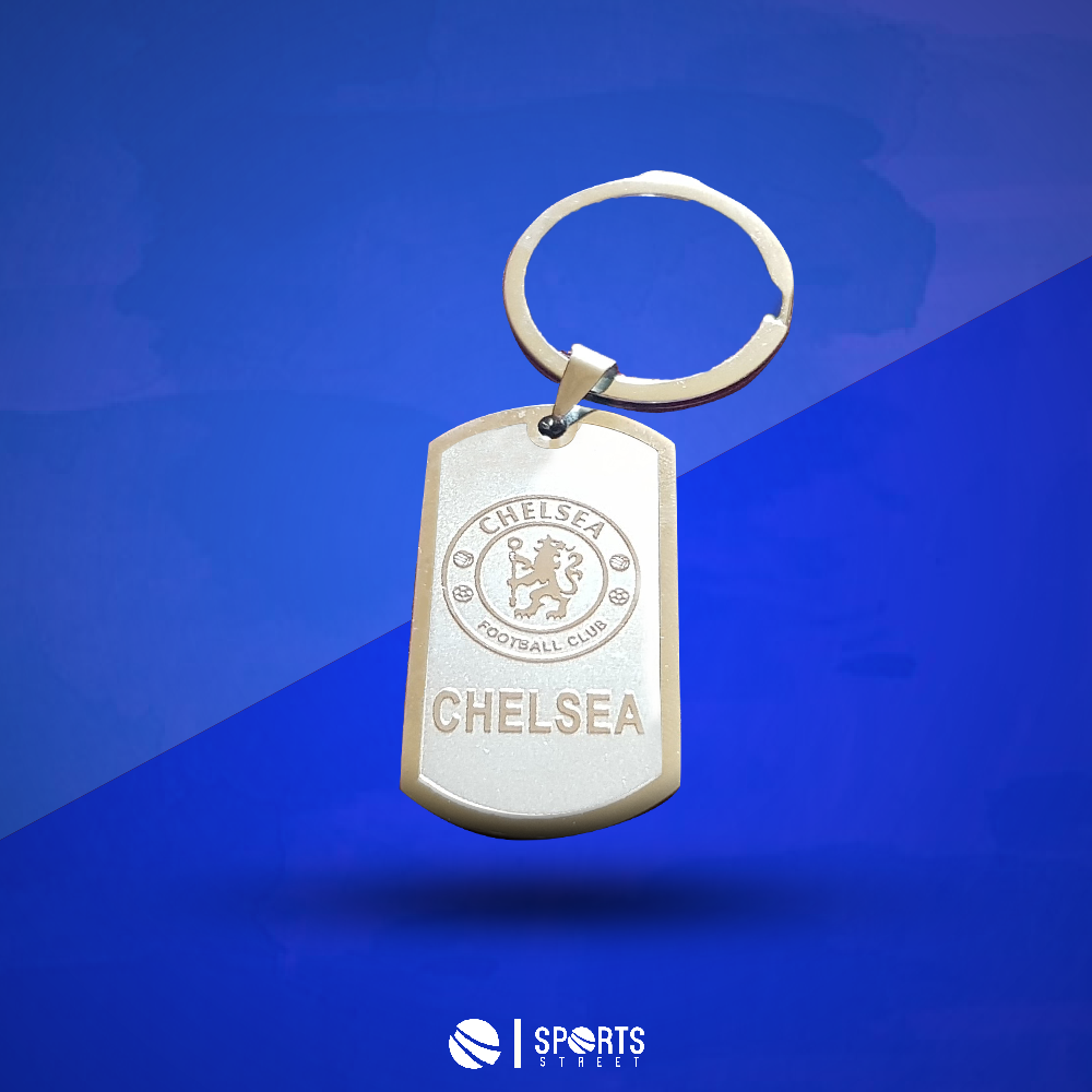 Chelsea Metal Alloy Silver Keyring