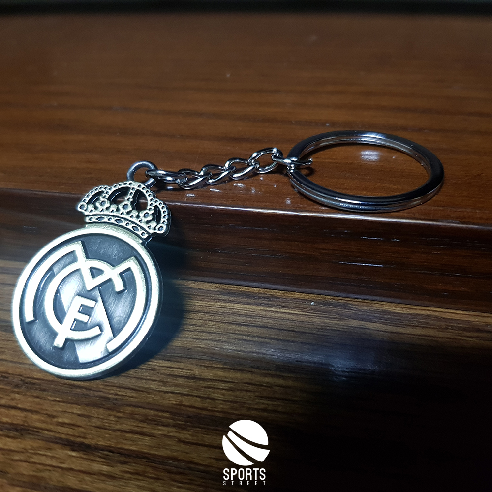 Real Madrid Metal Bronze Keyring