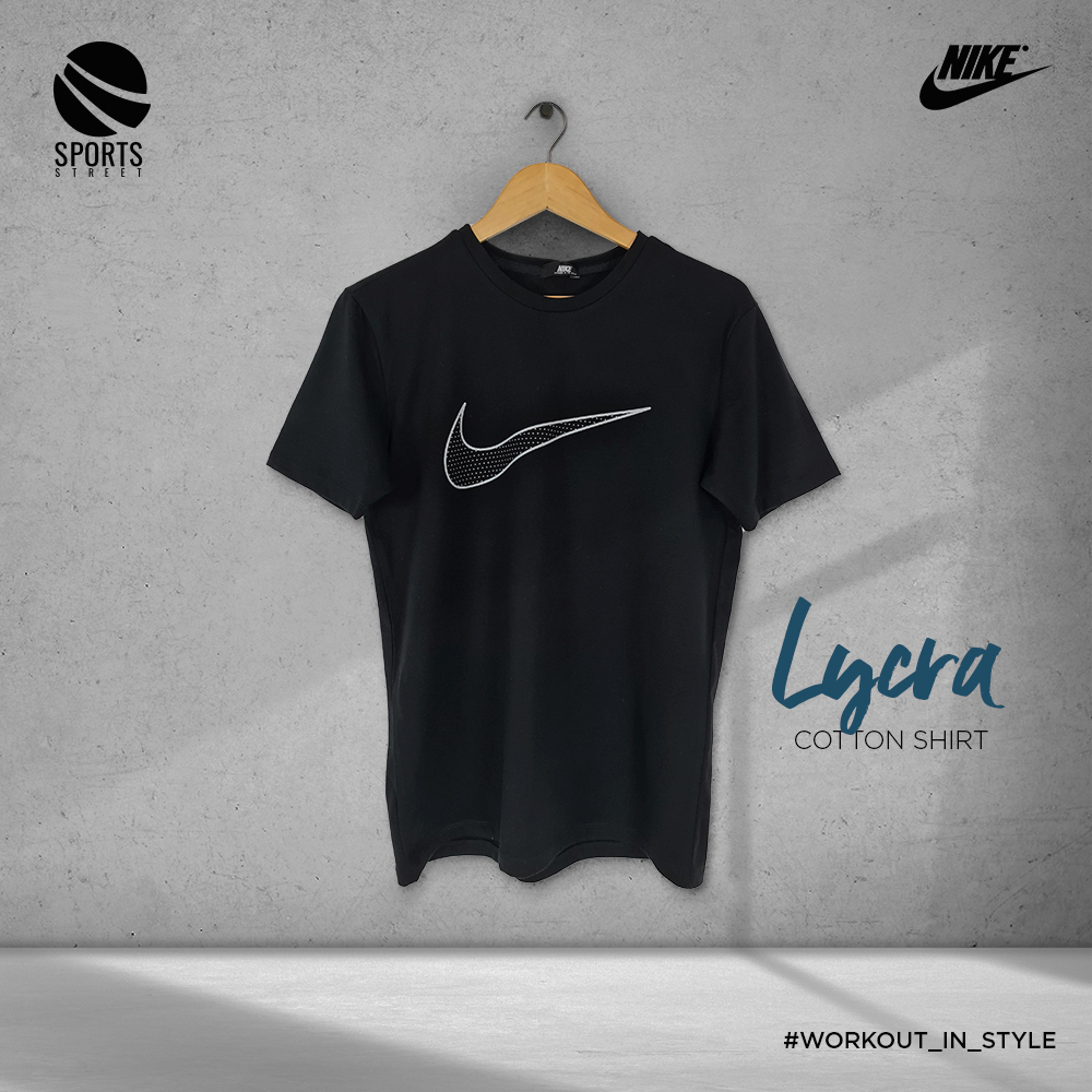 Nike Dots Sign Black Lycra Shirt 2021
