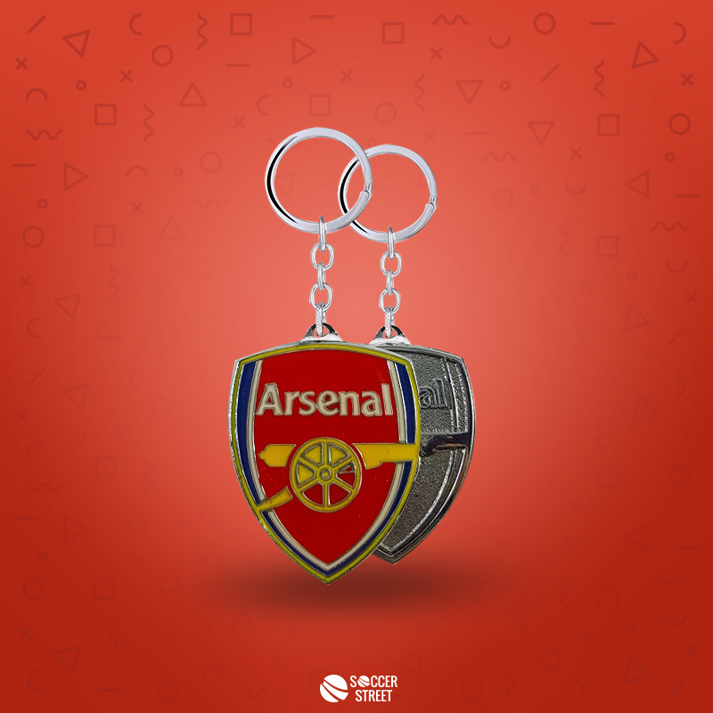 Arsenal colour double sided Metal Keyrings