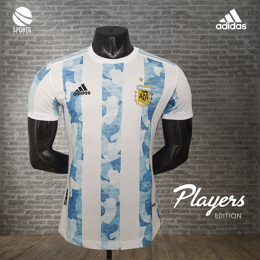 Argentina Home Players Edition Soccer Jersey 20-21