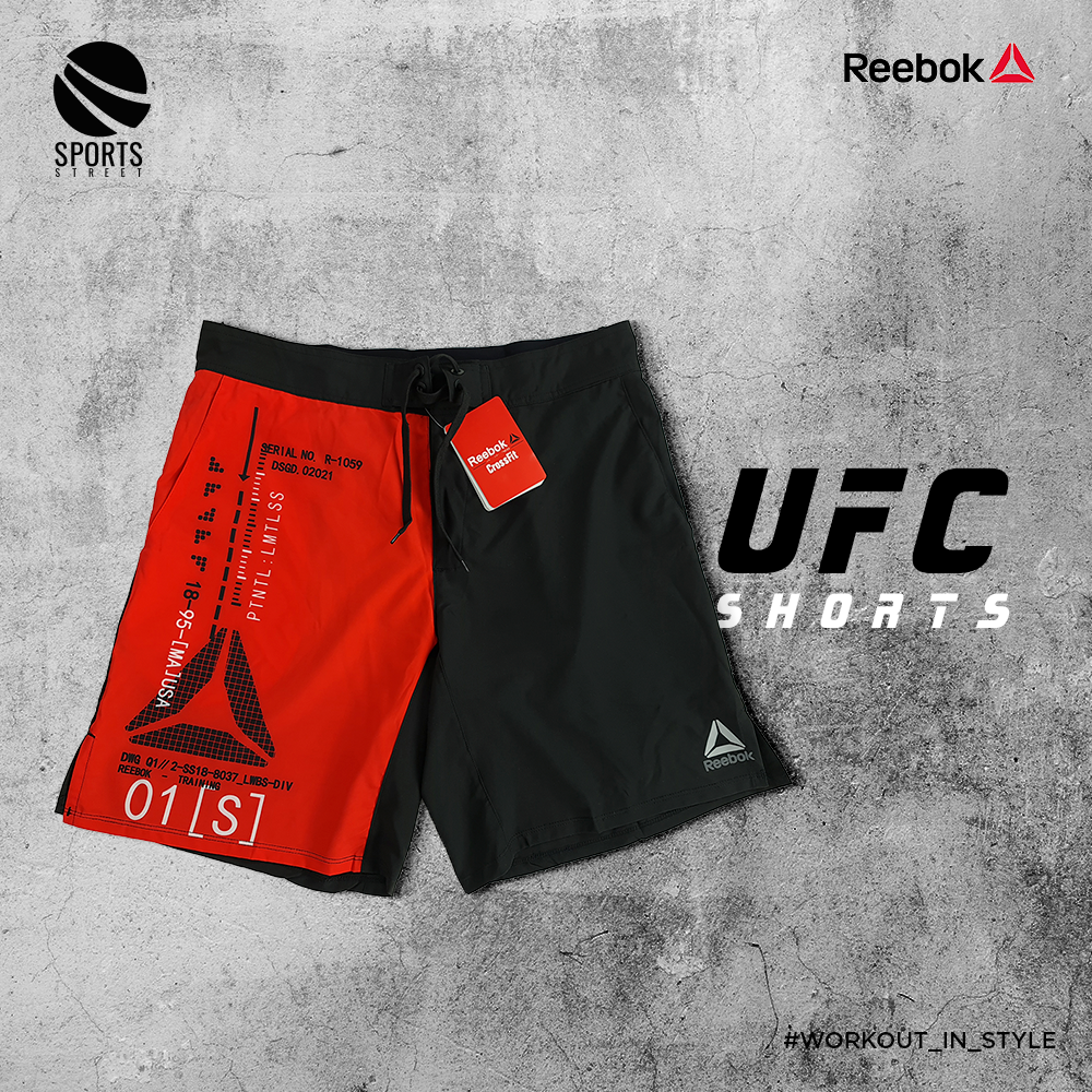 Reebok UFC 1134 Red/Black Training Shorts