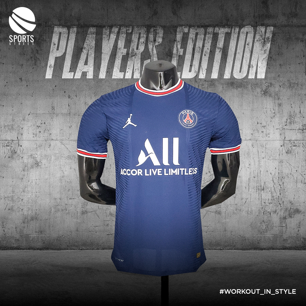 PSG Home Players Edition Soccer Jersey 21-22