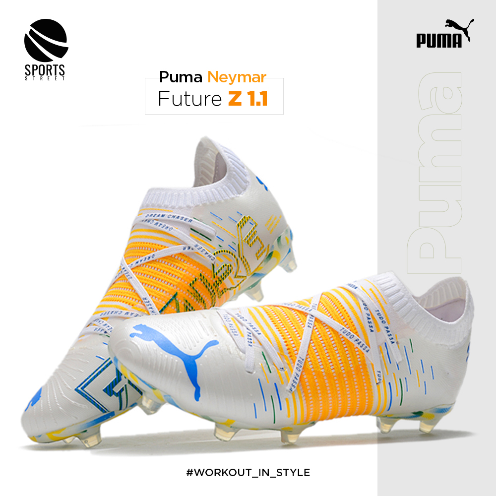 Puma Neymar Future Z 1.1 FG White/Yellow