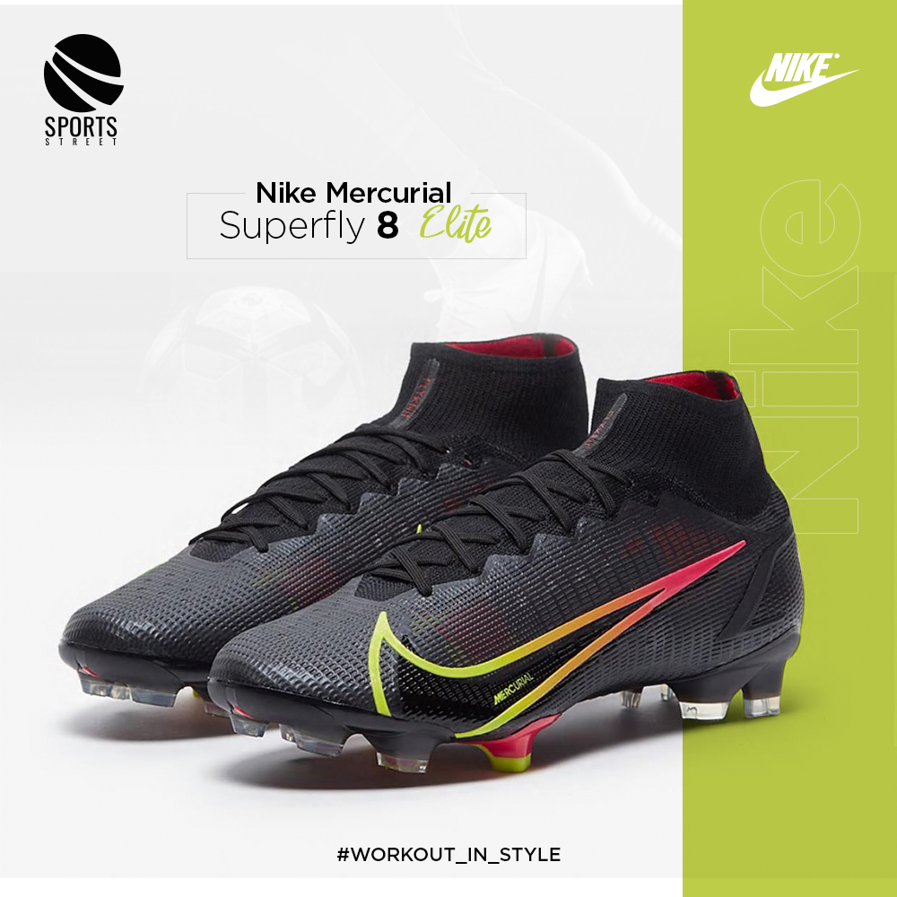 Nike Mercurial Superfly 8 Elite FG Black