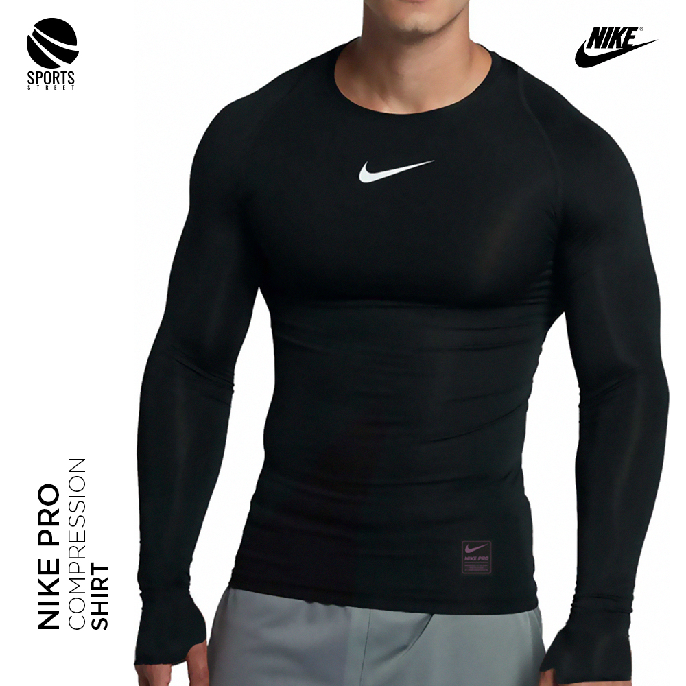 Nike Pro Compression Black LS Shirt