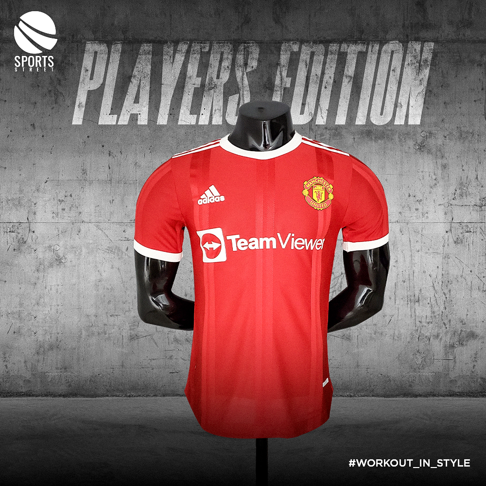 Manchester United Home Players Edition Soccer Jersey 21-22