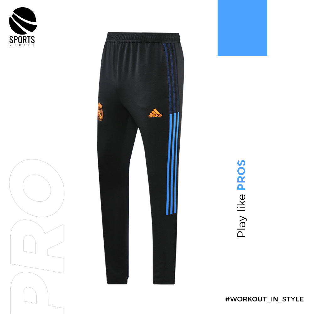 Real Madrid Black/Blue Pants 21-22