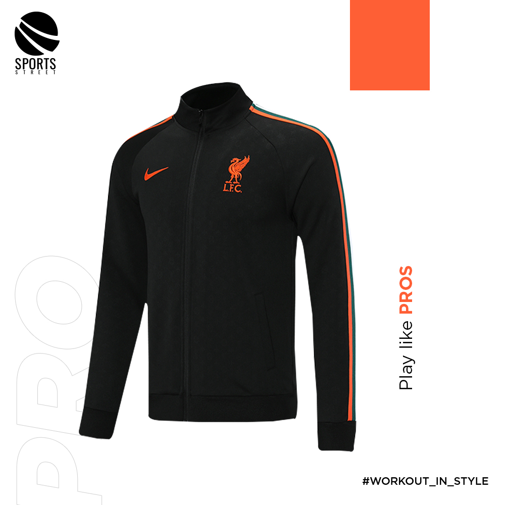 Liverpool Black/Orange Jacket 21-22