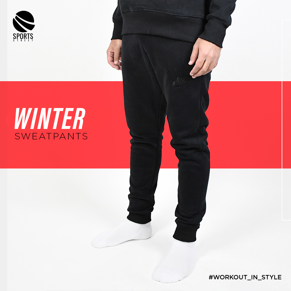 Nike Mo2 Basic Black Fleece Sweatpants