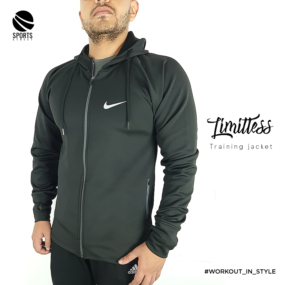 Nike Dri Basic Black Sports Jacket 21-22