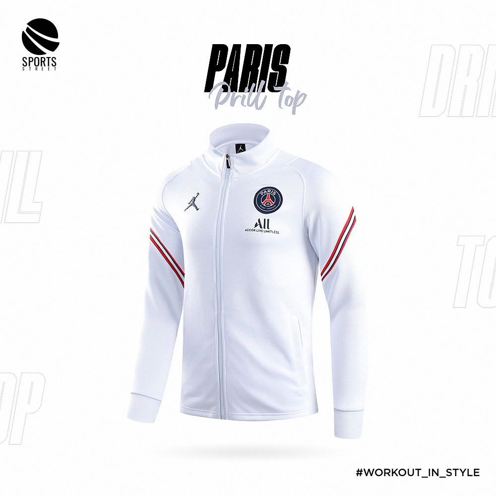 PSG White Jacket 21-22
