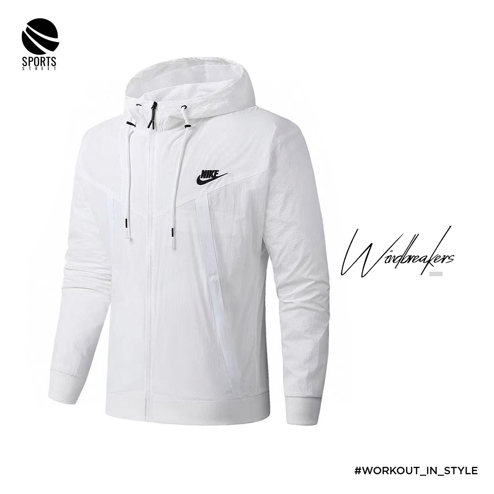 Nike OW 4514 Basic White Windbreaker