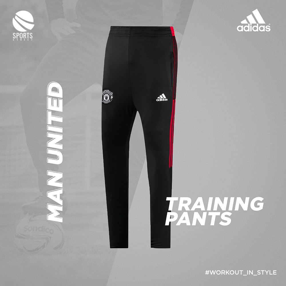 Manchester United Black/Red Pants 21-22