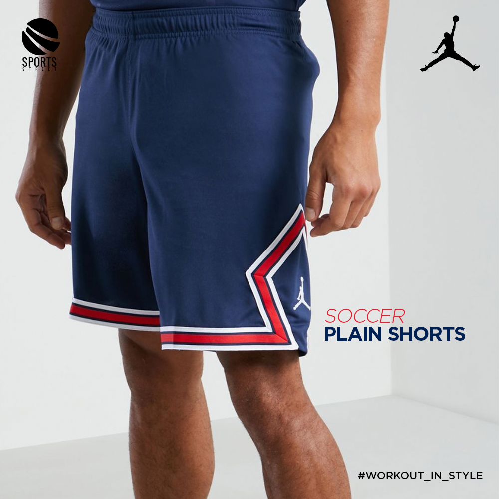 Jordan Blue Plain Soccer Shorts 21-22