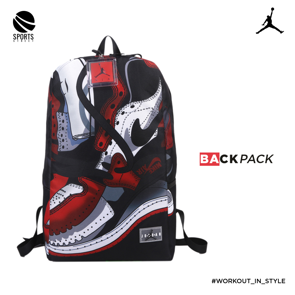Jordan Shoe 3015 Black/Red Backpack