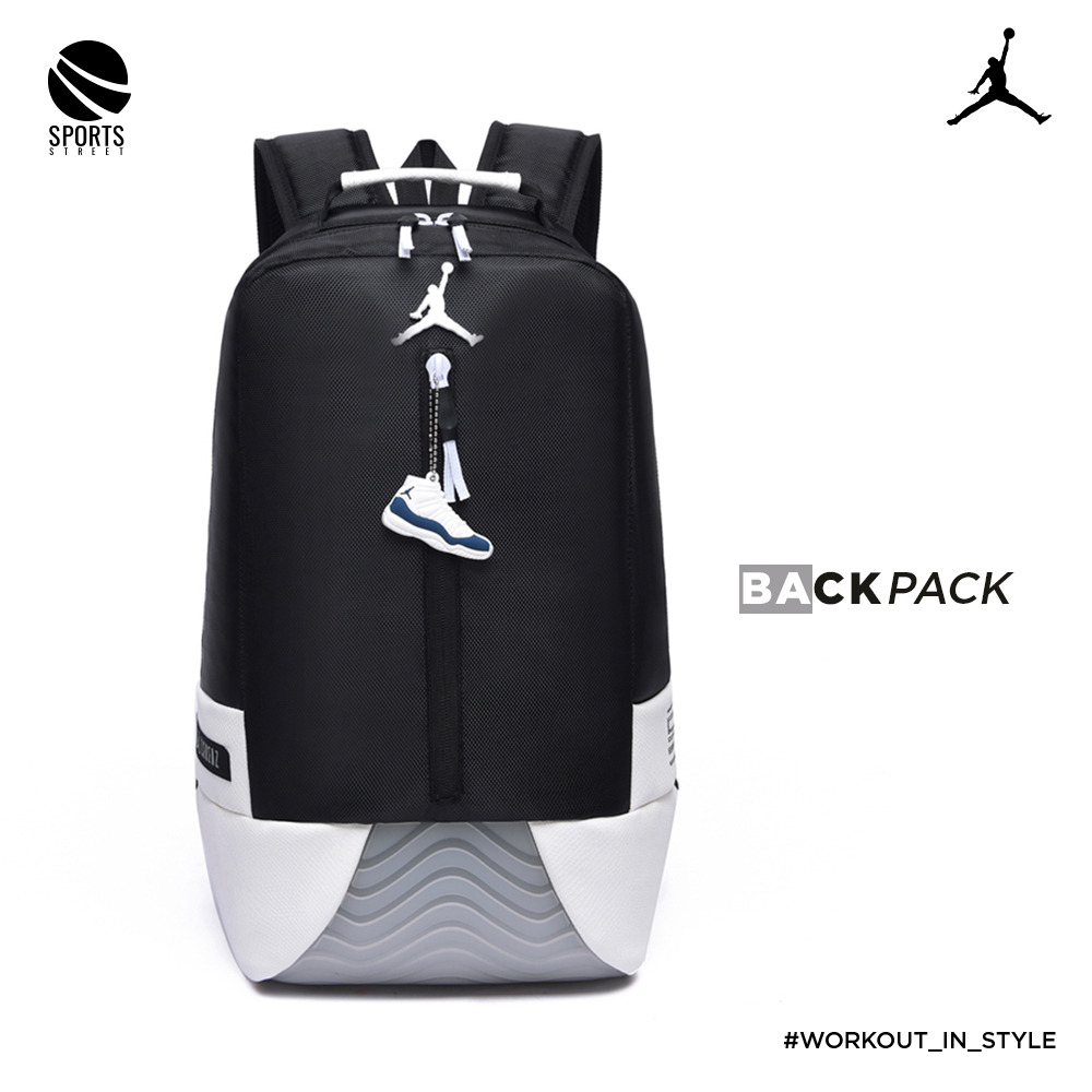 Jordan Midzip 4470 Black/Grey Backpack
