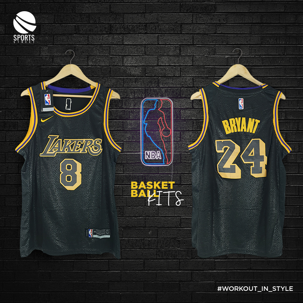 LA Lakers Kobe 8-24 Black Jersey