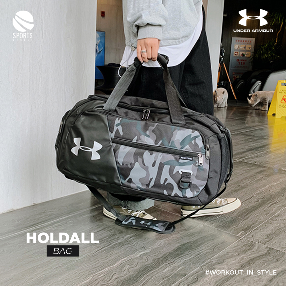 UA 20199 Camo Grey Holdall Bag