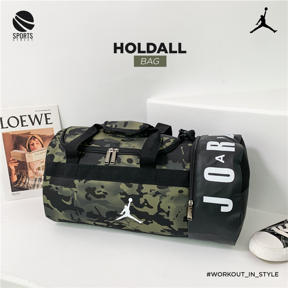 Jordan Tube 1831 Green Camo Holdall Bag