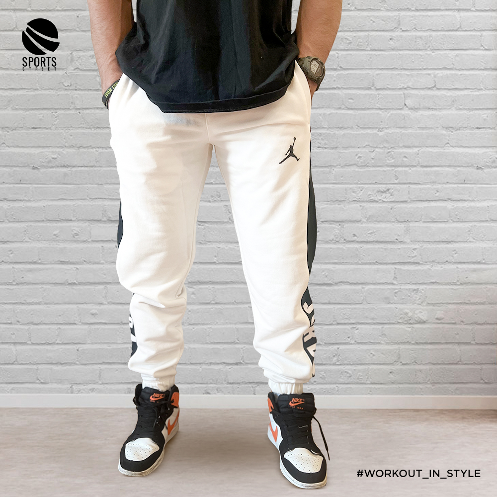 Jordan Lines White Sweatpants  2022