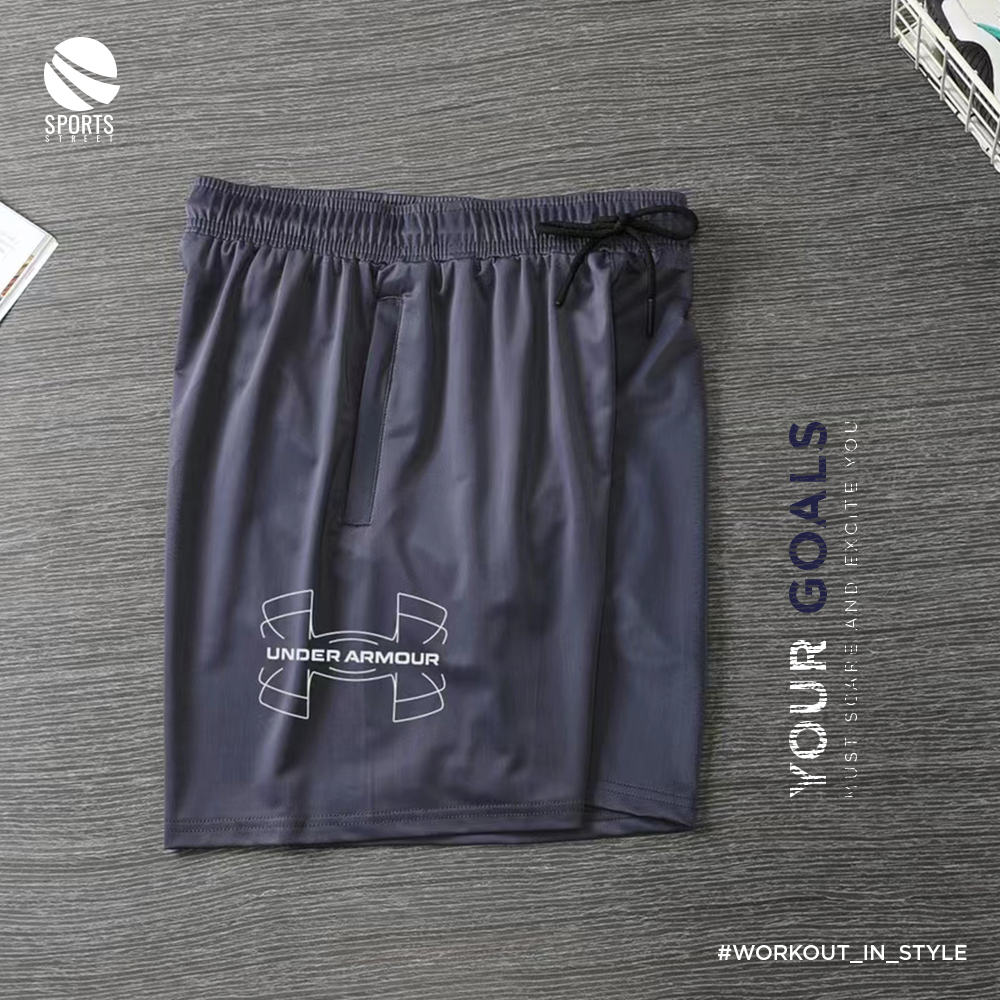 UA F2 Big Logo 9008 Grey Shorts