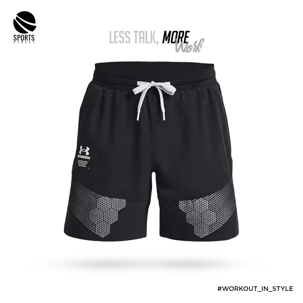 UA F2 Leg Draw 605 Black Shorts