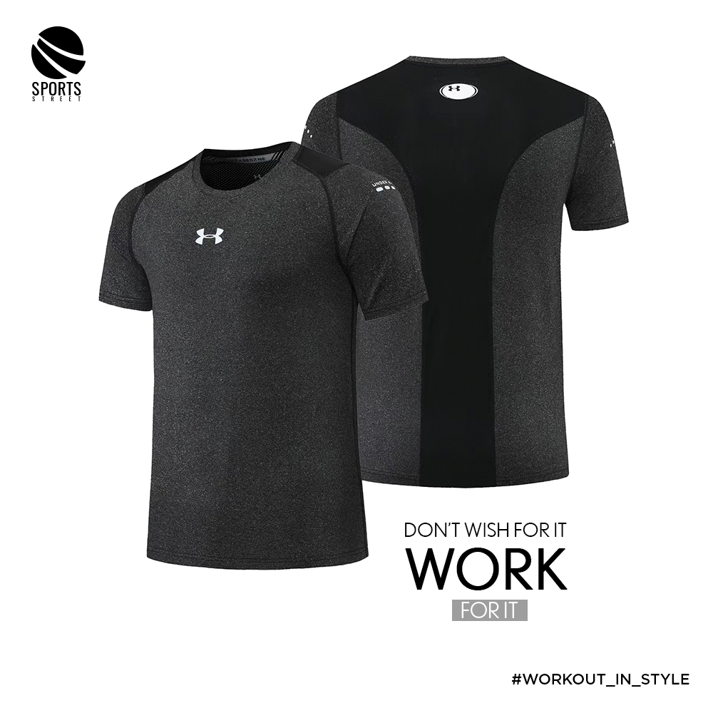 UA F2 Vent 137 Grey Training Shirt