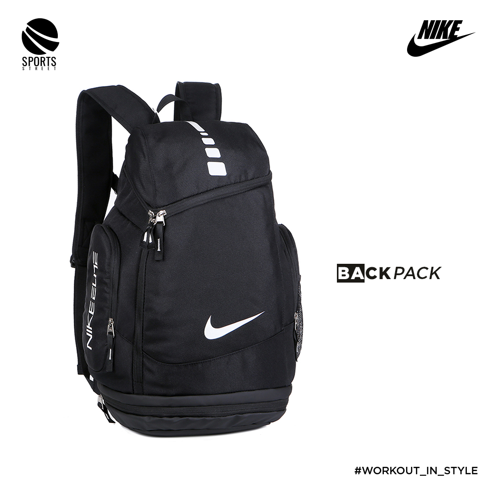 Nike Elite Diagonal Zip 6038 Black Backpack