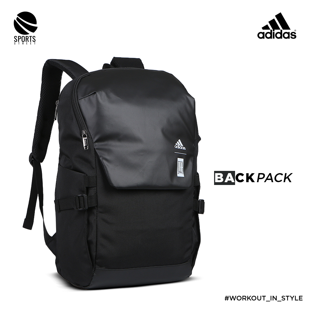 Adidas Half Leather 3324 Black Backpack