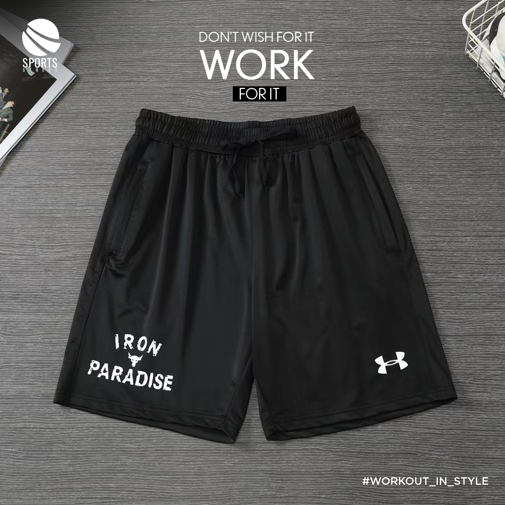 UA F2 Paradise 9008 Black Shorts