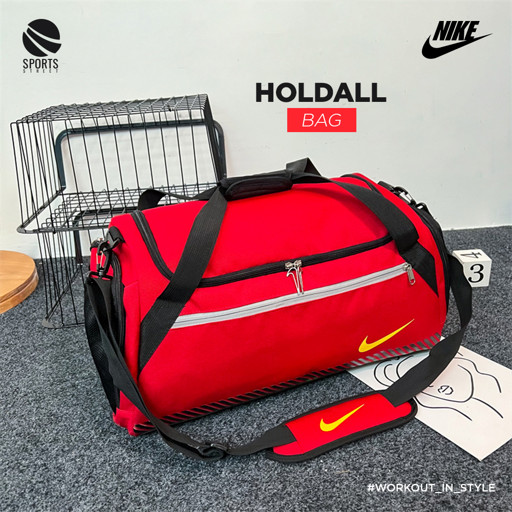 Nike 3292 Red Holdall Bag