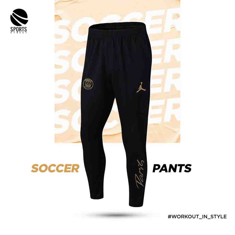 PSG Black/Gold Soccer Pants 22/23