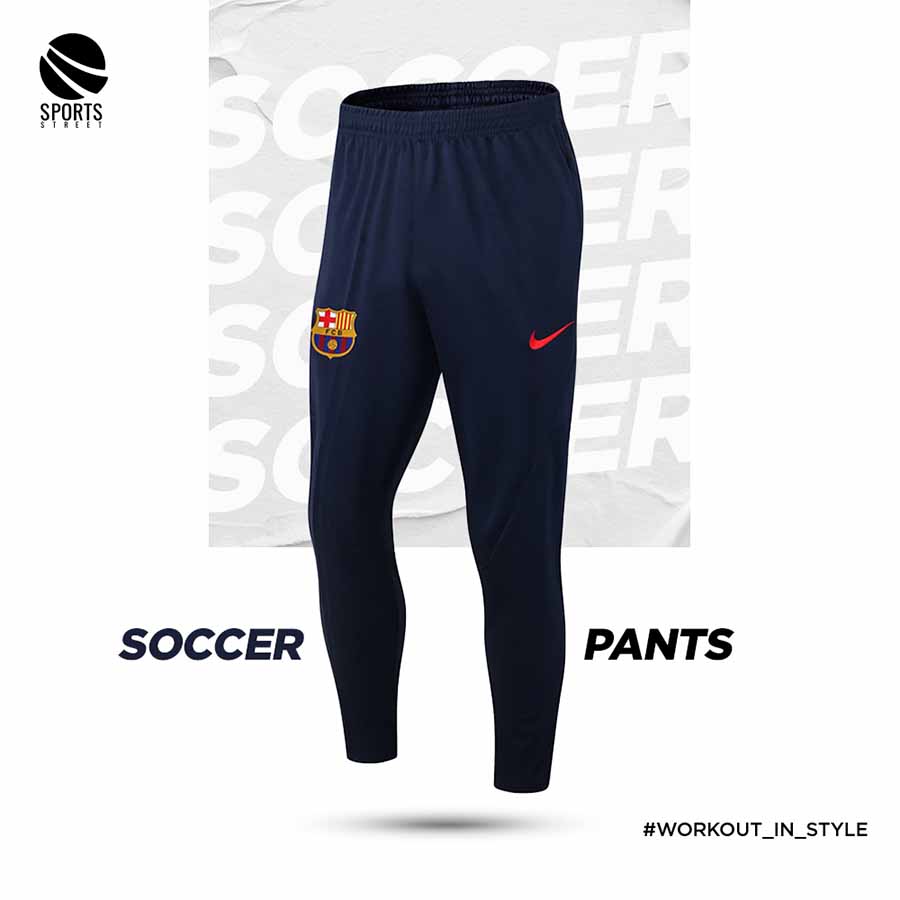 Barcelona Navy/Orange Soccer Pants 22/23