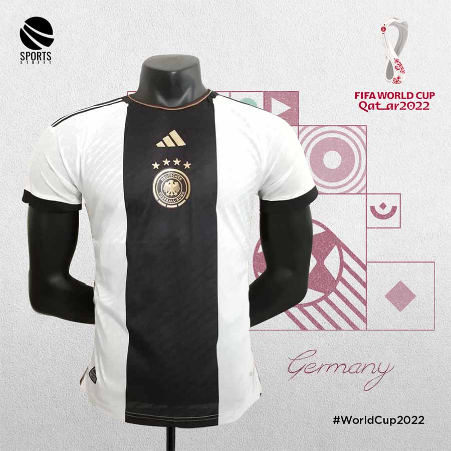 Germany Home Players Edition WC Jersey 2022