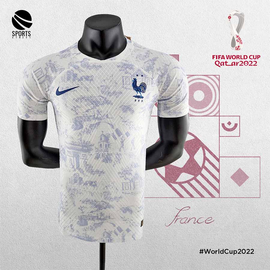 France Away Players Edition WC Jersey 2022