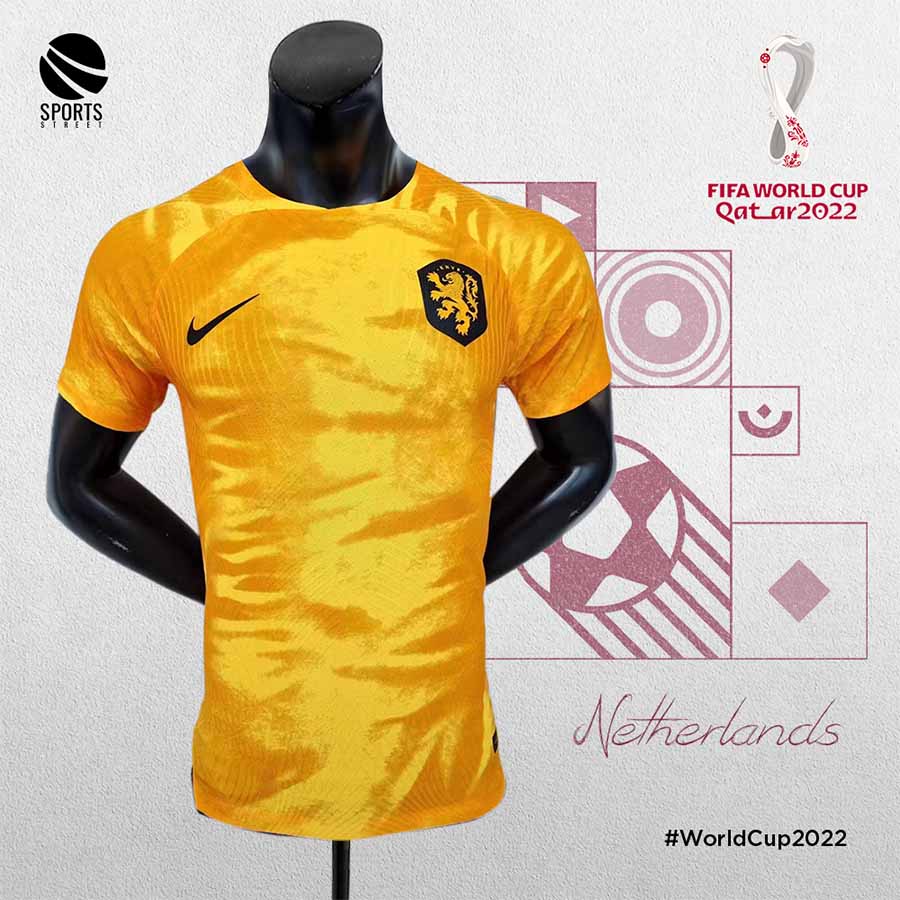 Netherlands Home Players Edition WC Jersey 2022