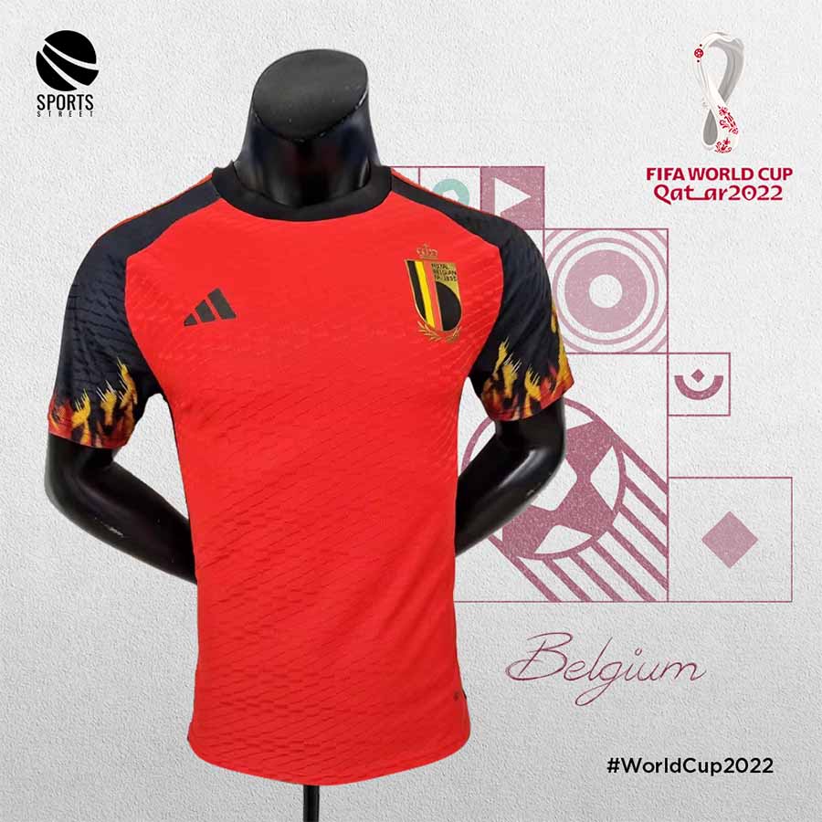 Belgium Home Players Edition WC Jersey 2022