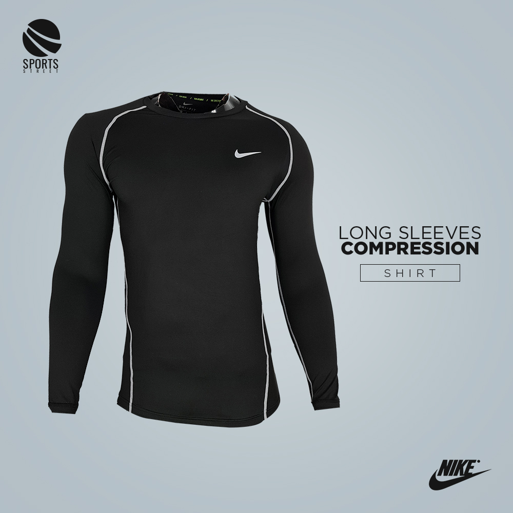 Nike AN 5 Pieces Black LS Compression Shirt