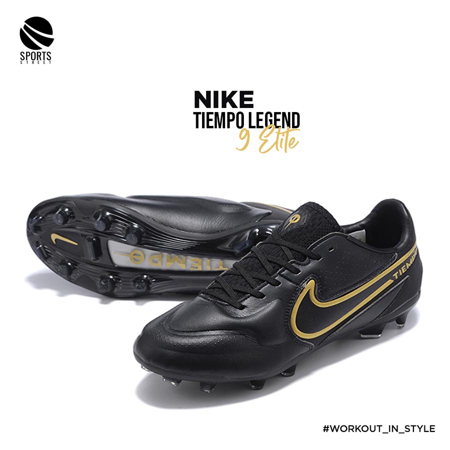 Nike Tiempo Legend 9 Elite Black/Gold FG