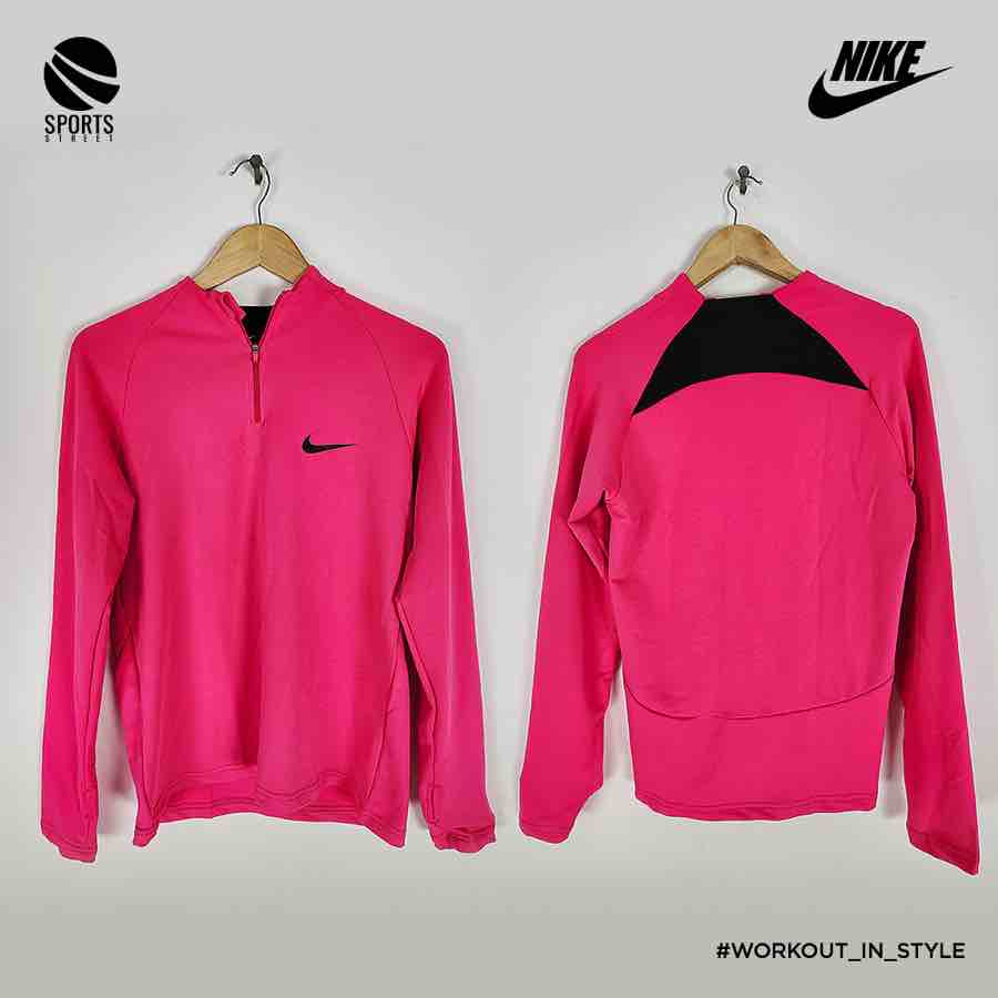 Nike MO2 Fushia/Black Half Zip Top