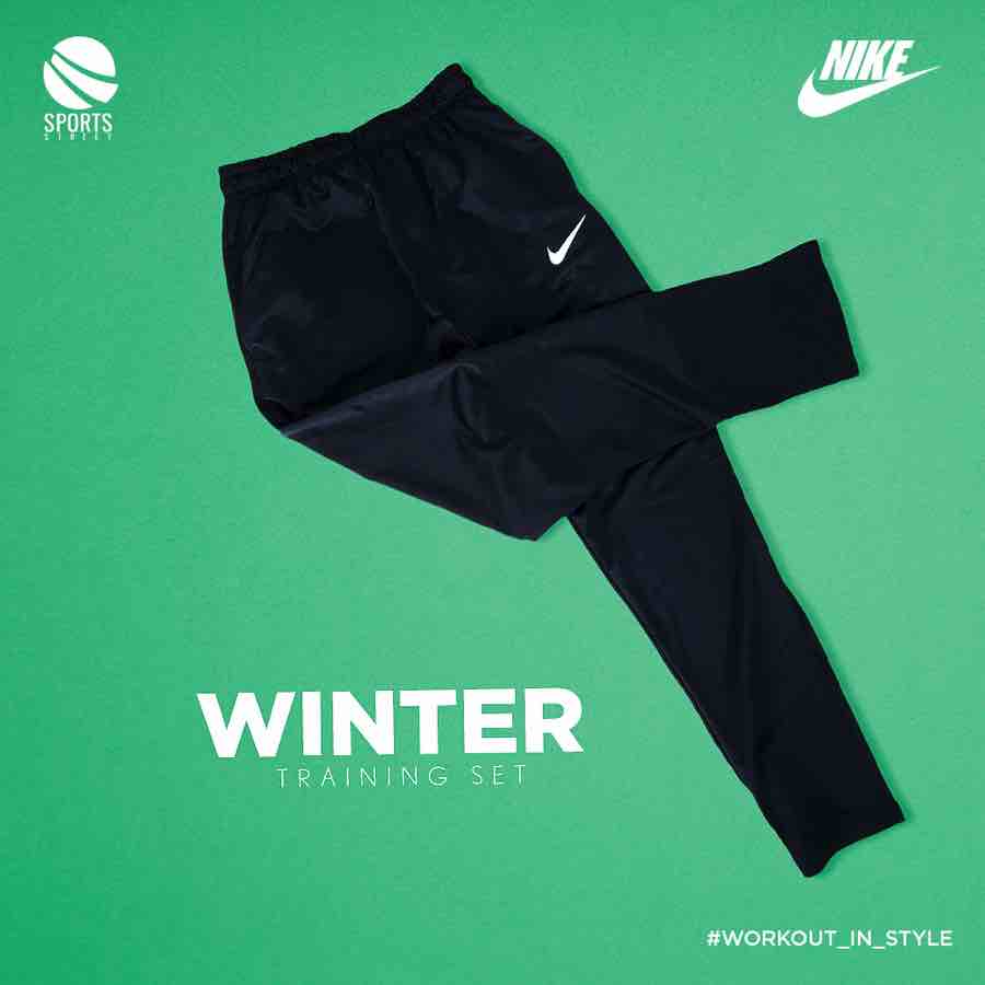 Nike MO2 Navy/Green Half Zip Pants