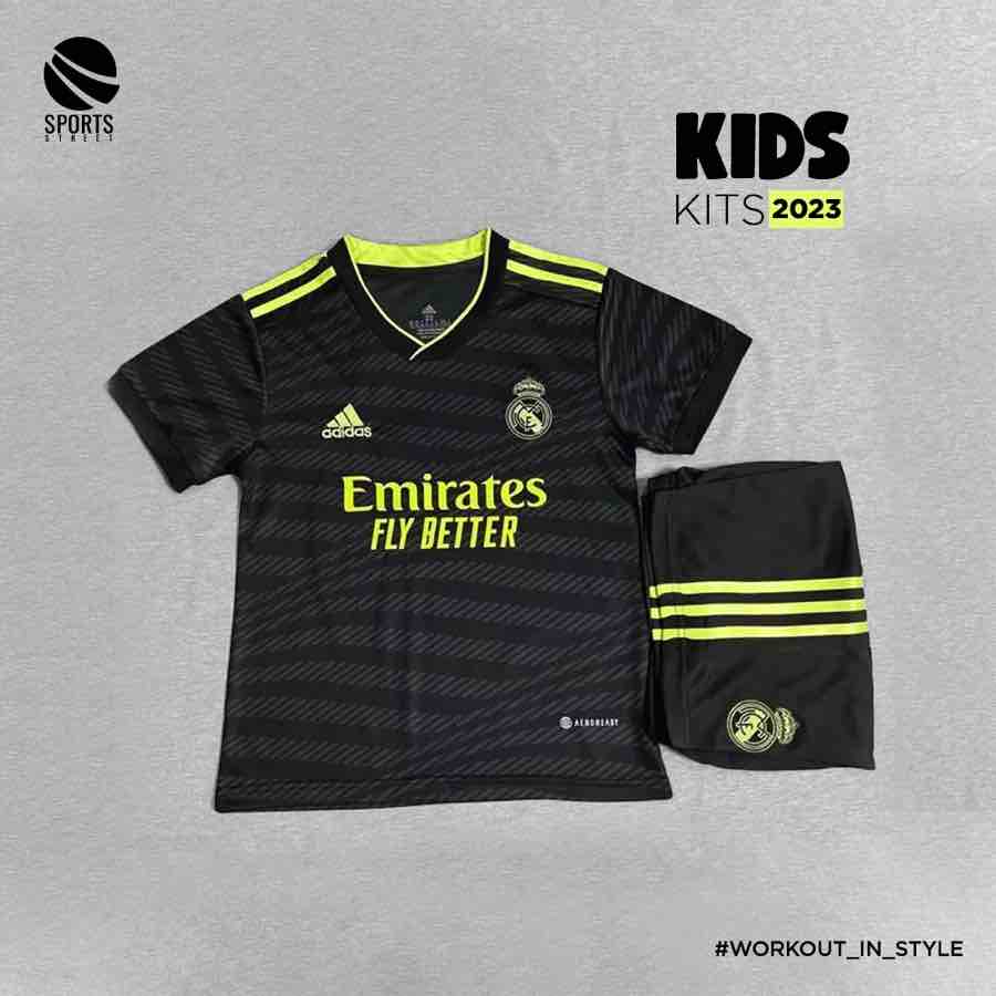 Real Madrid Third Kids Set 22-23