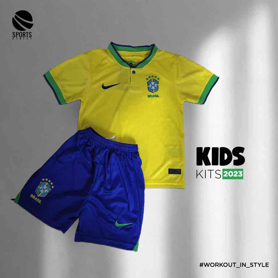 Brazil Home Kids Set 22-23