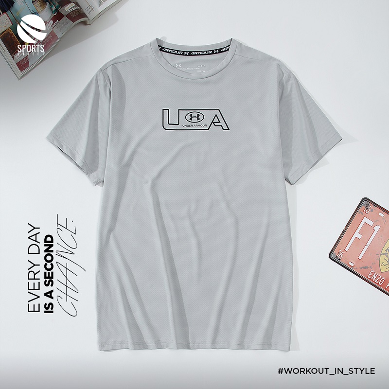 UA LN 3035 Light Grey Tshirt