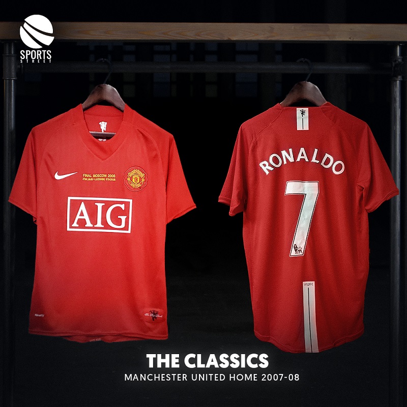 Man UTD Home Classic Jersey 07-08 RONALDO