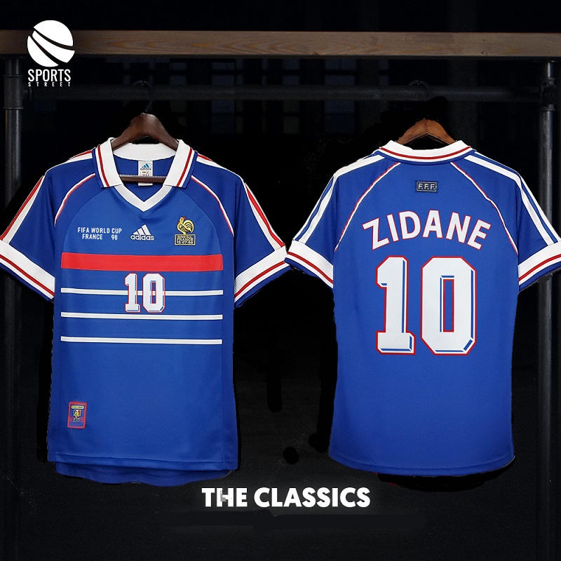 France Home Classic Jersey WC 98 ZIDANE