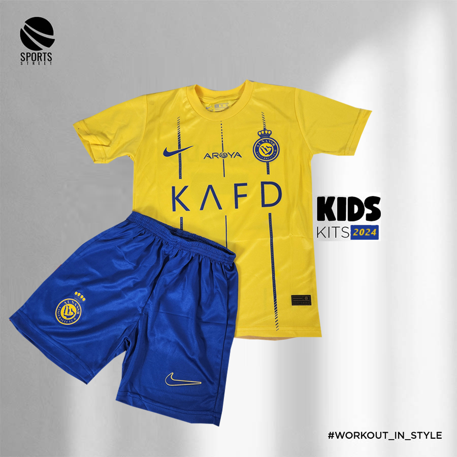 Al Nasr Home Ronaldo Kids Set 23/24