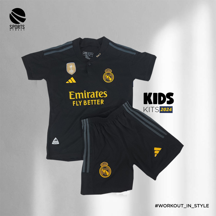 Real Madrid Third Kids Set 23/24