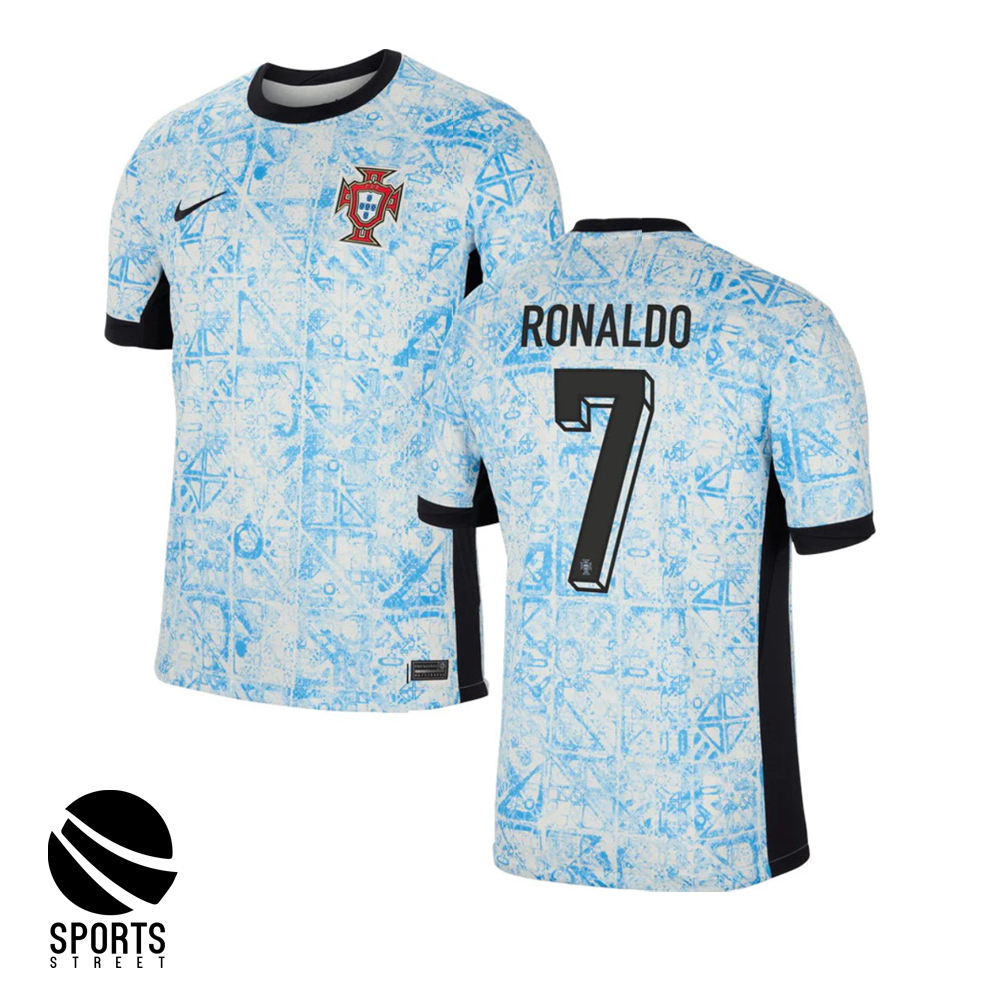 Portugal Euro24 Ronaldo Away Players Jersey